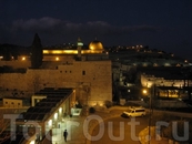 Иерусалим, ночной вид на Старый город