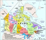 Карта Канады:)