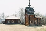 Церковь и школа в музее под открытым небом - Тальцы.