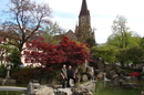 Японский сад - символ дружбы городов-побратимов Интерлакен и Оцу.