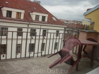 Прага Отель " Мира" вид из окна