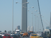 а это мы уже на самом высоком мосту Стамбула_высота 80 метров!