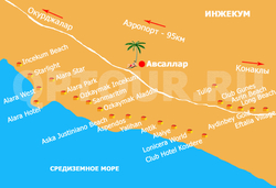 Карта Авсаллара на русском