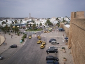 Центральная площадь Хаммамета со стены крепости