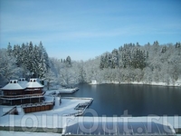 Lacul Ursu в снегу