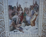 Фреска на стене "Геракл на Олимпе"