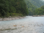 Абхазия, река Бзыбь