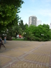 Площадь в парке Центрального Сочи