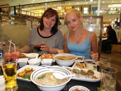В ресторане Фуджи (просто великолепно, были в нем раза 3-4, в Бангкоке и на Пхукете)