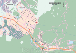Карта Железноводска с улицами