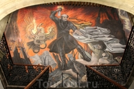 Фреска во дворце Юстиции с изображением Х.М.Морелоса