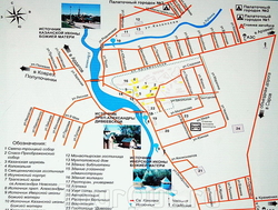 Карта Дивеево с улицами