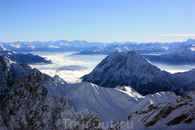 Вид с Zugspitze, 2962m