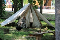 Липецкое городище-2013. Лагерь реконструкторов