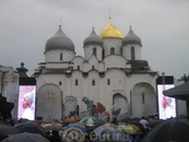 представление Мариинского театра - опера "Садко"
начался дождь, но мы продолжали наслаждаться представлением