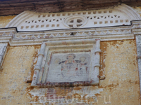 Роспись над Святыми воротами в Кирило-Белозерском монастыре. XVI век без реставрации - ПОДЛИННИК!