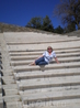 Далее путь лежал в Ялисс. На трибунах амфитеатра. Здесь в древности находился Нижний Акрополь Родоса