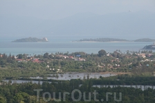 Самуи, вид на север острова с обзорной площадки.