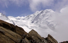 ледник Горнер, вид с гряды Gornergrat