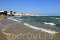 Городской пляж в Тунисе