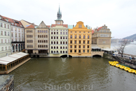 Прага, вид с карлова моста