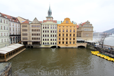 Прага, вид с карлова моста