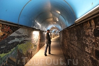 Риомаджоре, тоннель к ЖД вокзалу