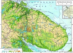 Карта Мурманской области