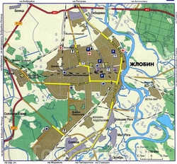 Карта Жлобина