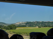 Пейзажи Тосканы из окна автобуса