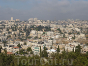 Главный вид Иерусалима со смотровой площадки на Елеонской горе.