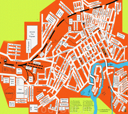 Карта Моршанска с улицами