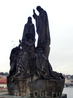 Св.Кирилл и Мефодий (К. Дворжак, 1938 г.). Скульптурная группа стоит на месте статуи св.Игнатия Лойолы работы Ф. М. Брокофа, 1711 г., которая упала во ...