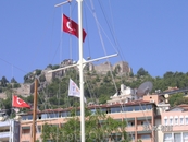 флаги на флагштоках (яхт-тур)