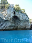 grotta azurra - голубые гроты в прибрежных скалах