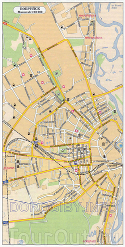 Карта Бобруйска с улицами
