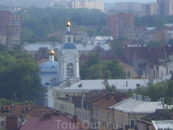 Вид со смотровой площадки башни замка