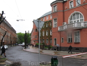 Старая улица в Калининграде, наследие Германии.