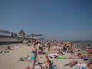 Пляж в городе Приморско-Ахтарске 2012 г.