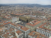 Вид сверху на Флоренцию