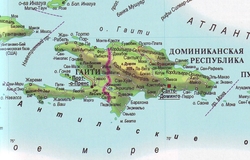 Карта Гаити на русском