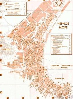 Карта Феодосии