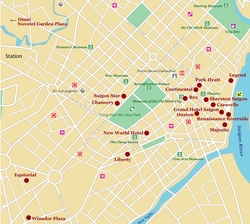 Карта Хошимина с достопримечательностями