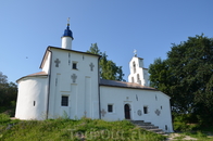 Псковская область, Изборск, Никольская церковь на Труворовом городище.