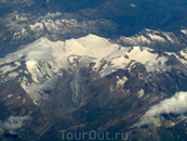 Альпы, вид из самолета