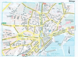 Карта Малаги