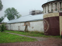 Торговые ряды, развалины, Пушкин.