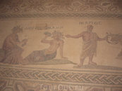 на территории Археологического музея в Пафосе_там множество того, что можно посмотреть_одна из сохранившихся мозаик на какой-то вилле :)
