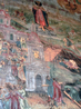 Фрагмент храмовой росписи - сцена набатного зона в Угличе.