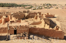 руины поселения в оазисе Шебика
